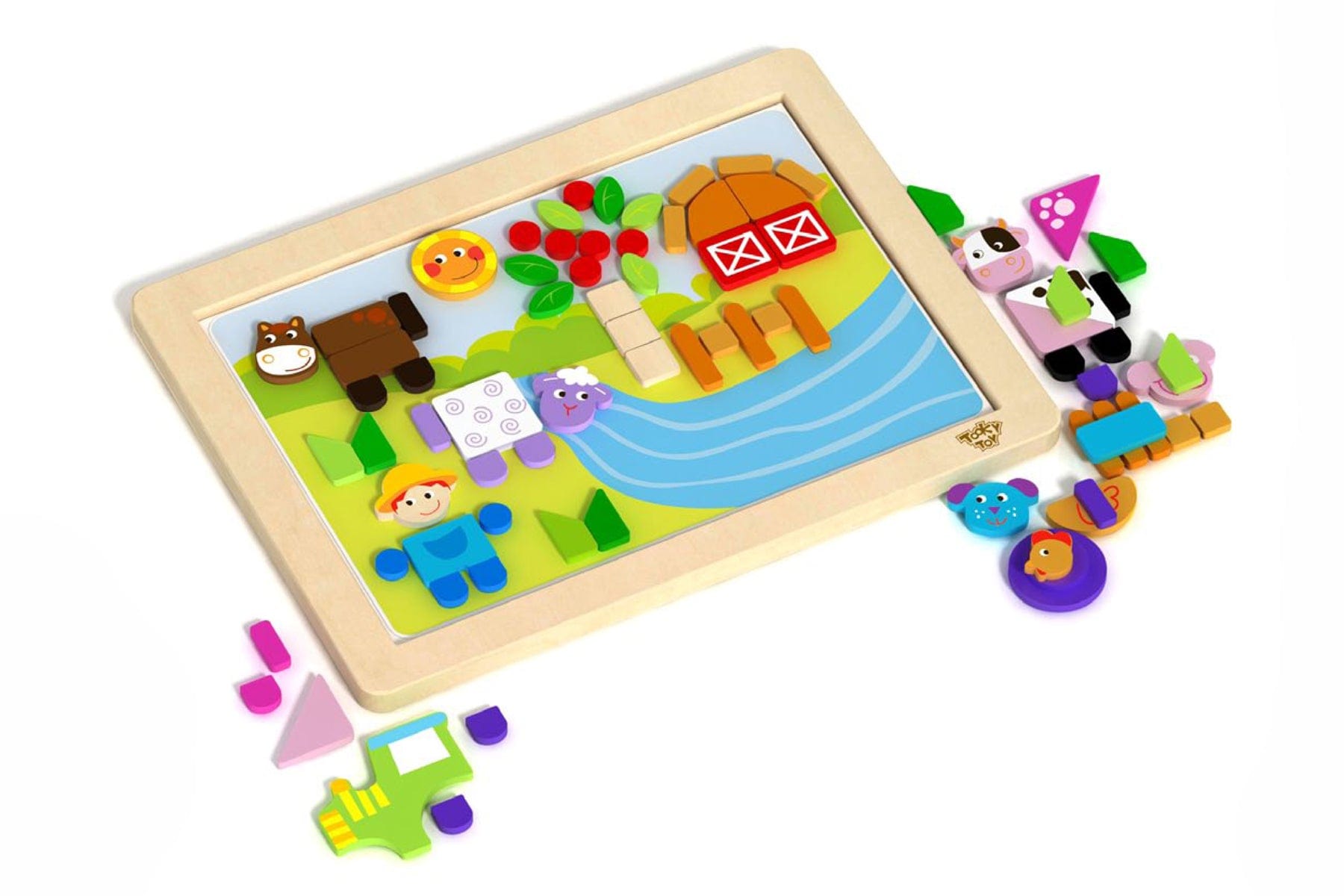 MAGNETIC PUZZLE BOARD- FARM - Kids Toy Chest 