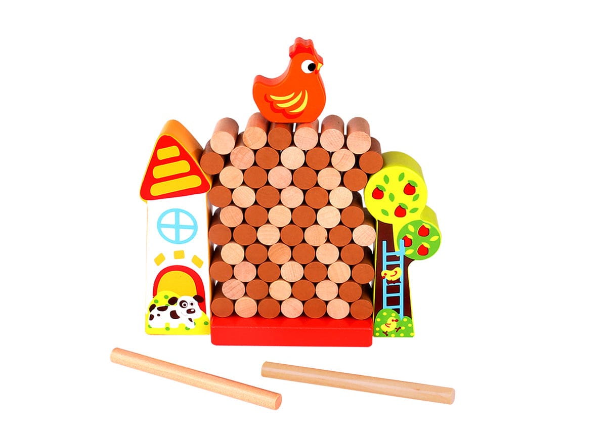 CHICKEN DROP BLOCK GAME - Kids Toy Chest 