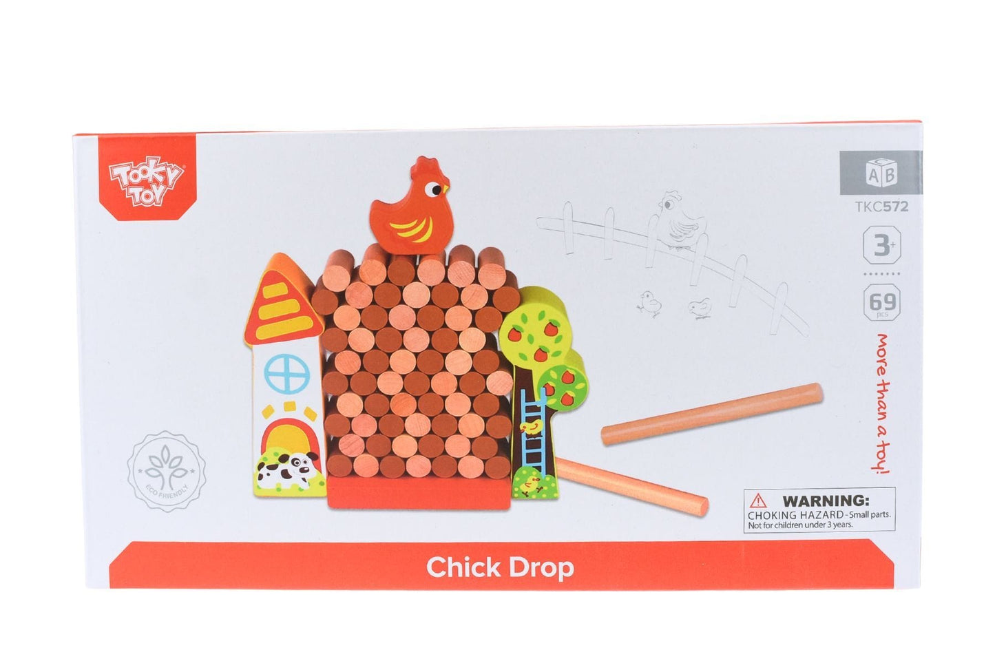 CHICKEN DROP BLOCK GAME - Kids Toy Chest 