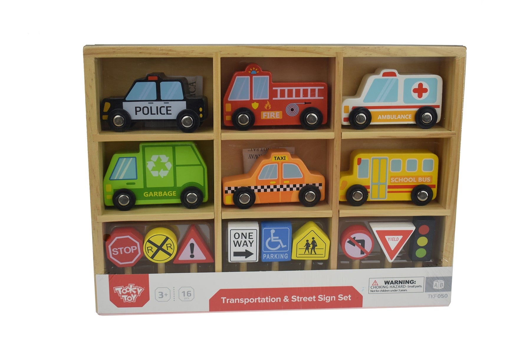 TRANSPORTATION VEHICLES & STREET SIGNS - Kids Toy Chest 