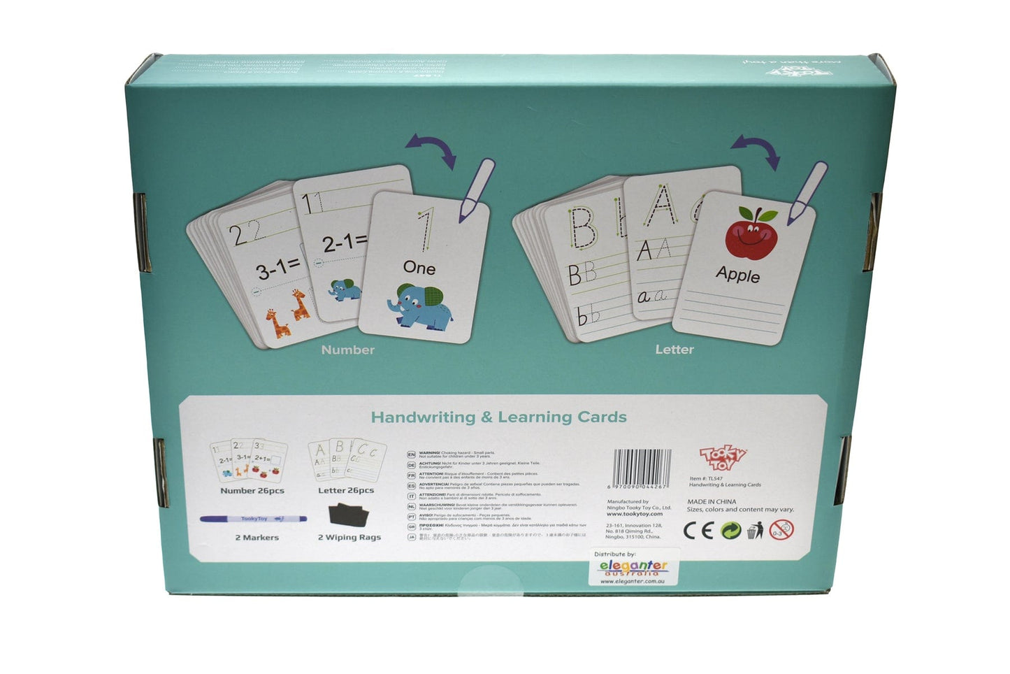 HANDWRITING & LEARNING CARDS - Kids Toy Chest 