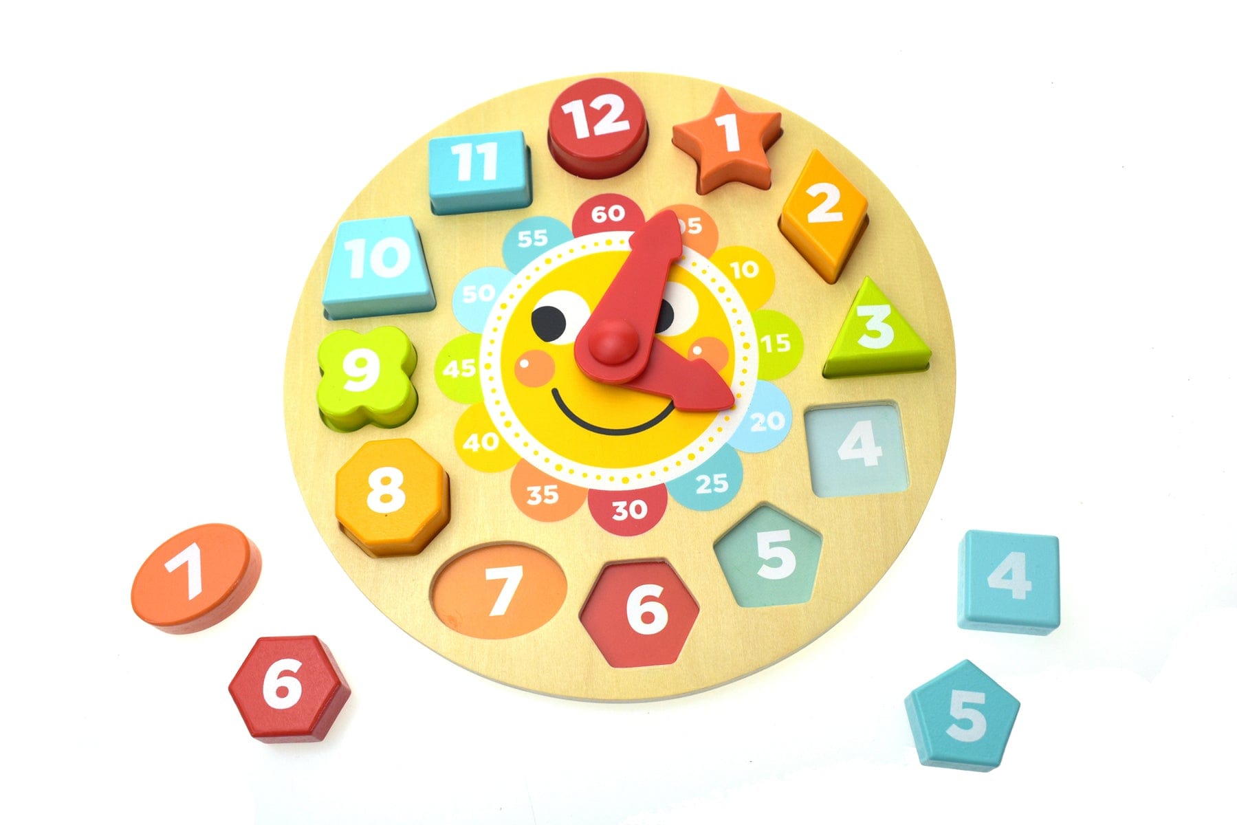 WOODEN CLOCK PUZZLE - Kids Toy Chest 