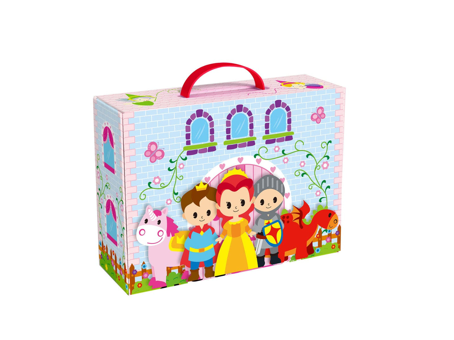 PRINCESS WOODEN STORY BOX TRAVEL SET - Kids Toy Chest 