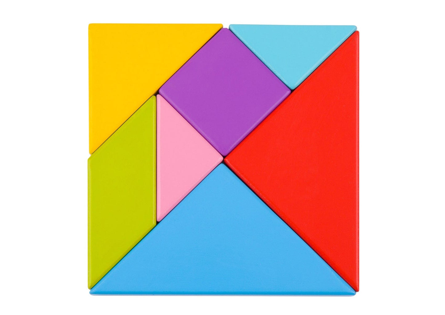 TANGRAM PLAY WOODEN BRAINTEASER PUZZLE - Kids Toy Chest 