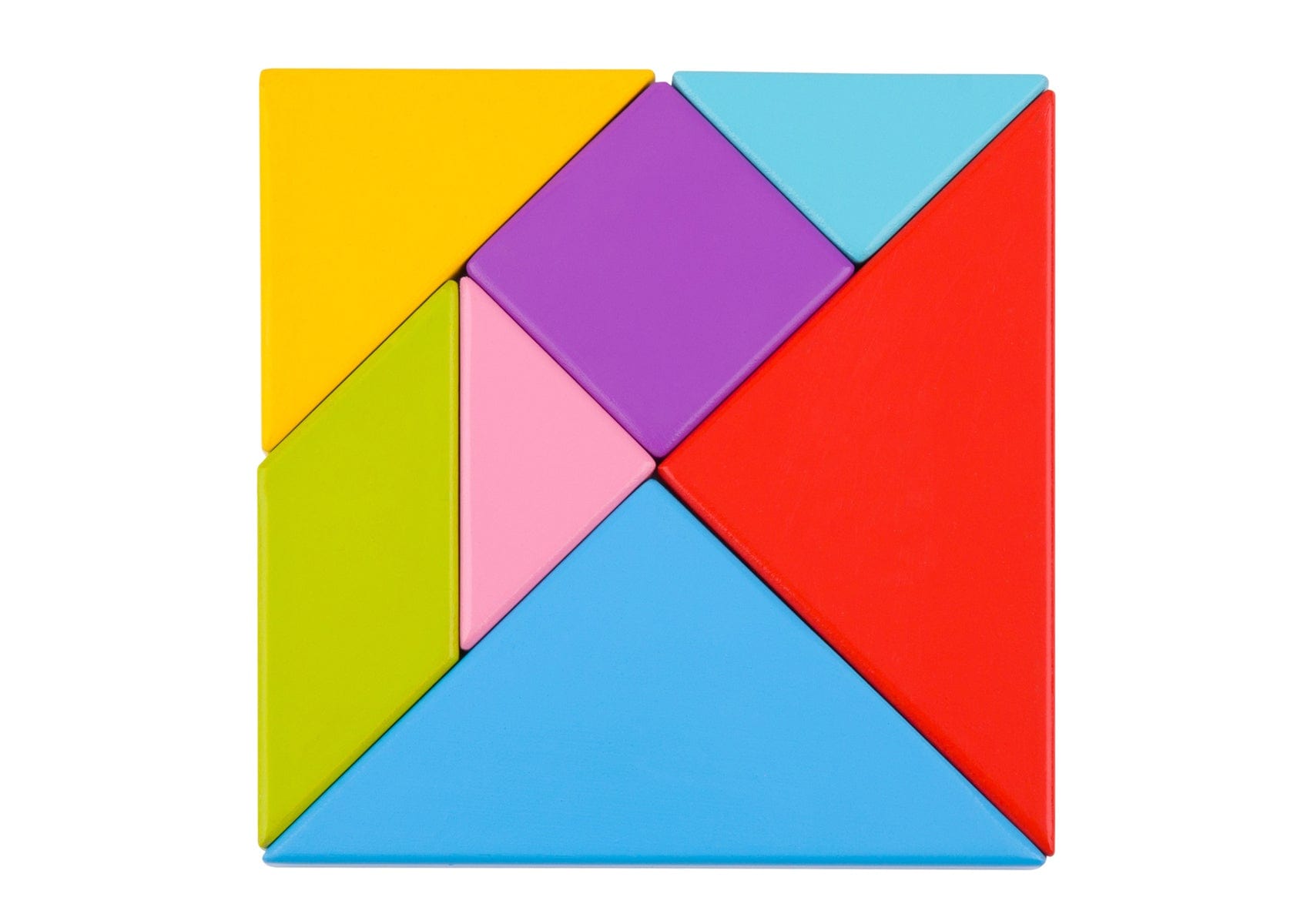 TANGRAM PLAY WOODEN BRAINTEASER PUZZLE - Kids Toy Chest 