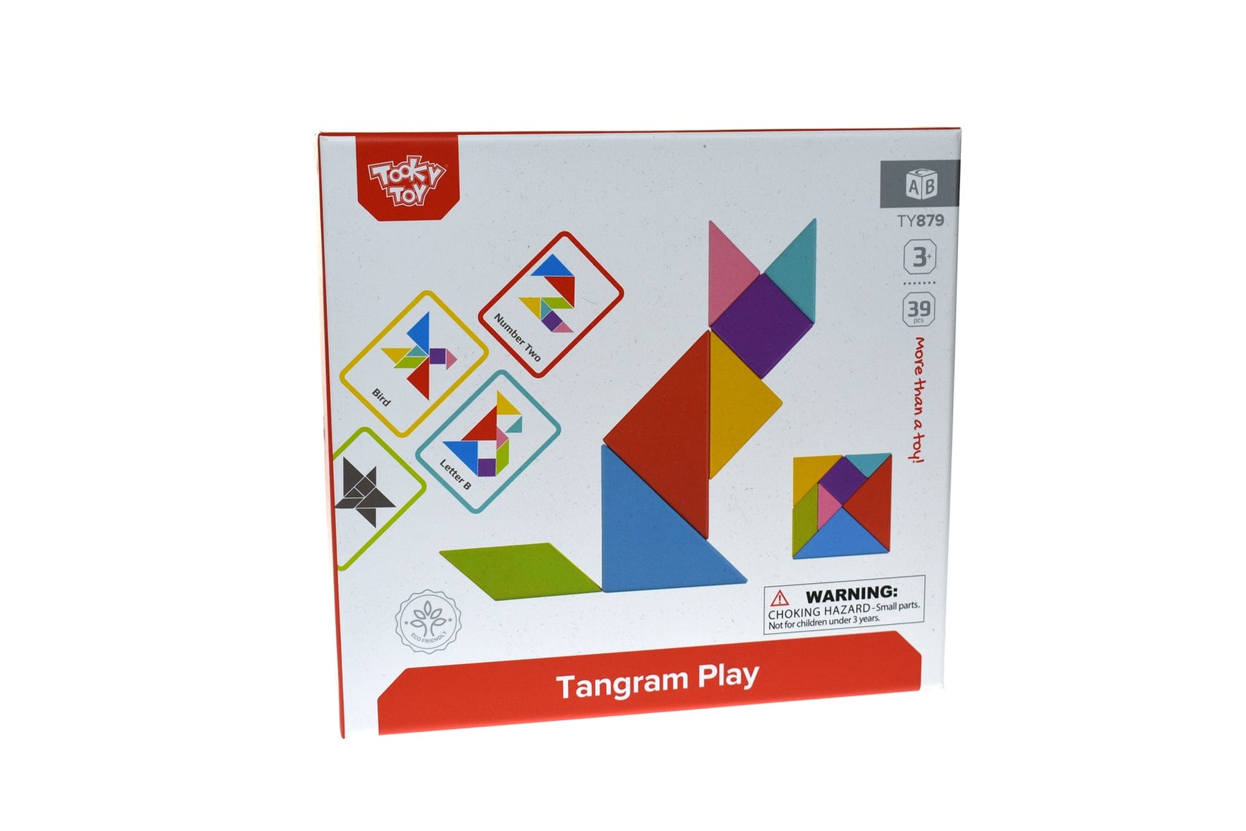 TANGRAM PLAY WOODEN BRAINTEASER PUZZLE - Kids Toy Chest 