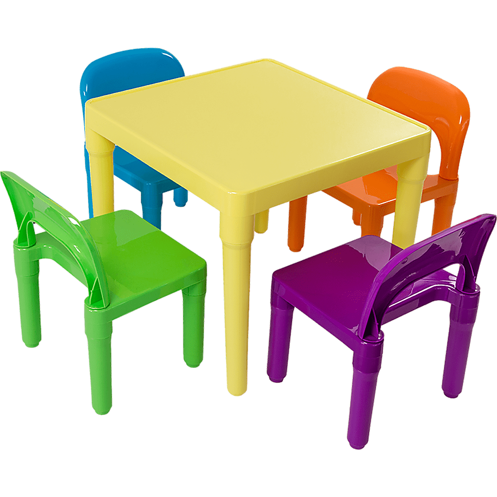 Kids Table and Chairs Play Set Toddler Child Toy Activity Furniture In-Outdoor - Kids Toy Chest 