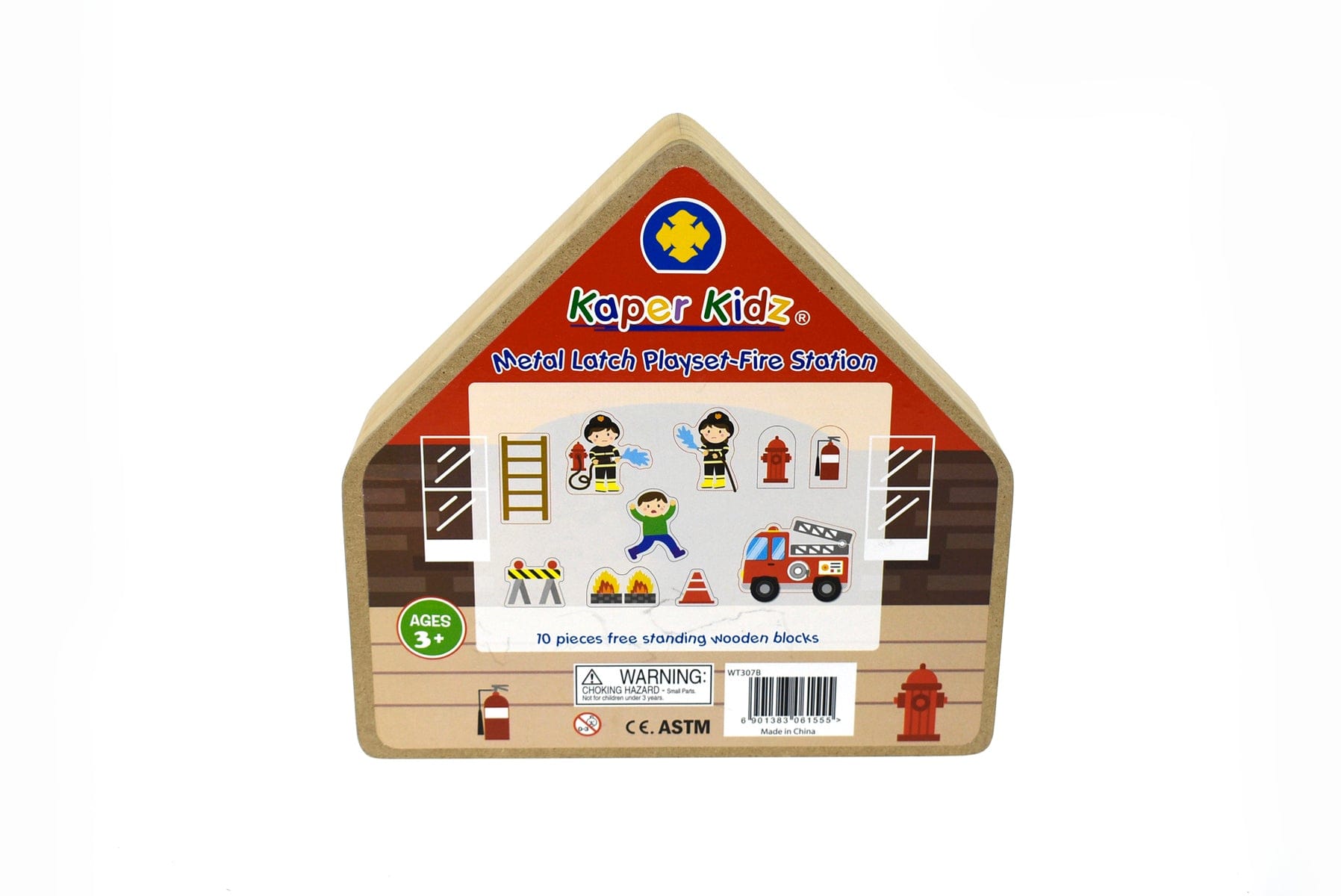 METAL LATCH PLAYSET-FIRESTATION - Kids Toy Chest 