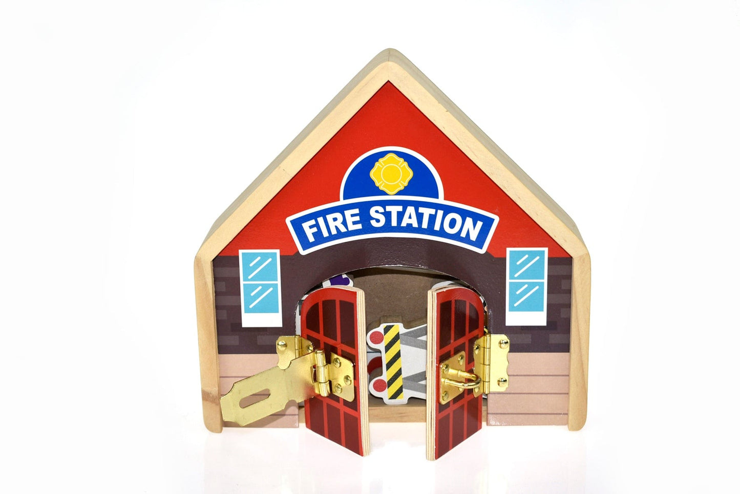 METAL LATCH PLAYSET-FIRESTATION - Kids Toy Chest 