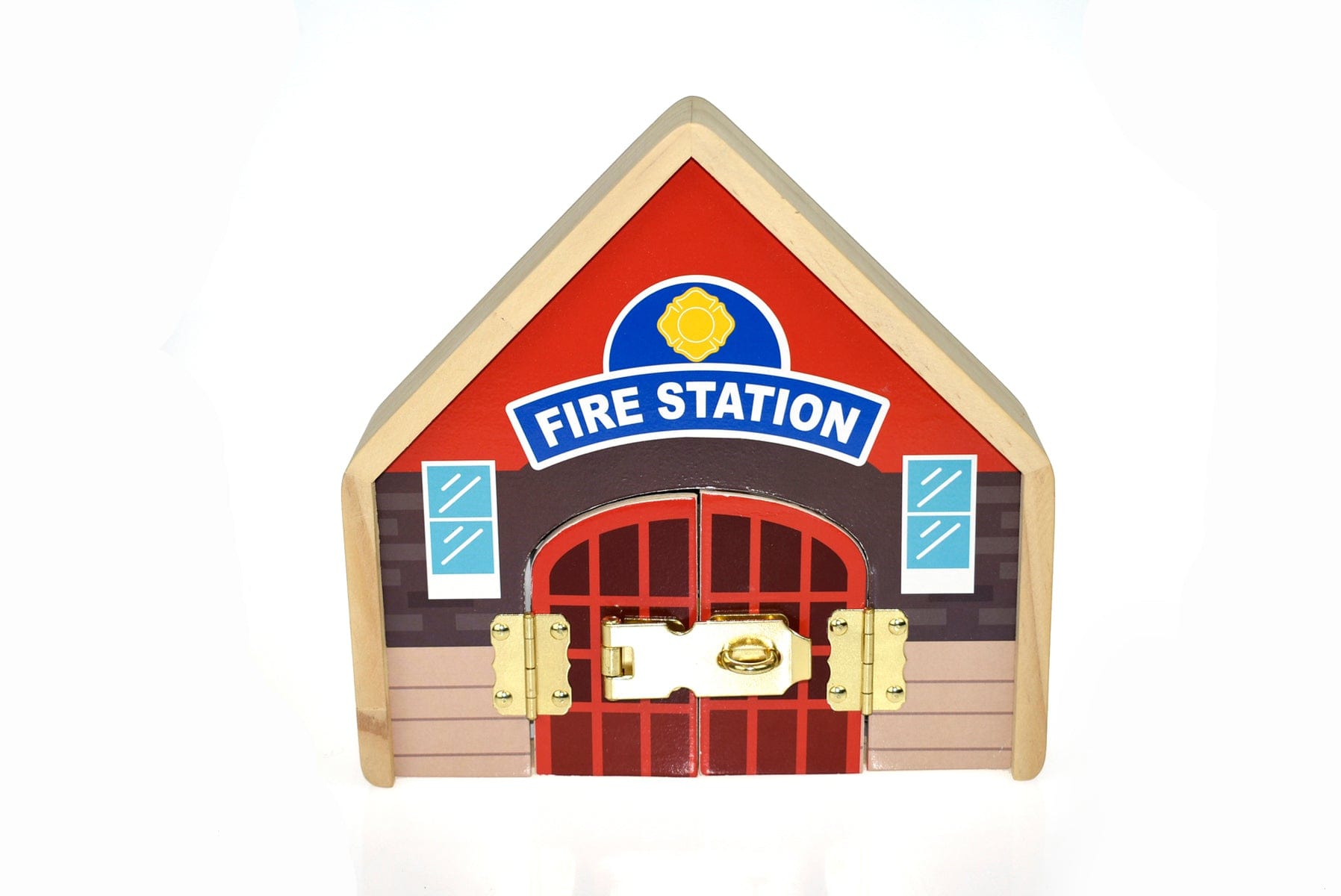 METAL LATCH PLAYSET-FIRESTATION - Kids Toy Chest 