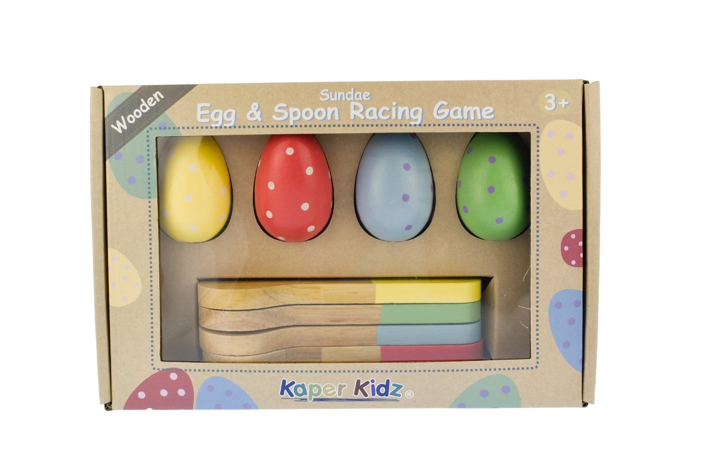 SUNDAE EGG & SPOON  RACING GAME - Kids Toy Chest 