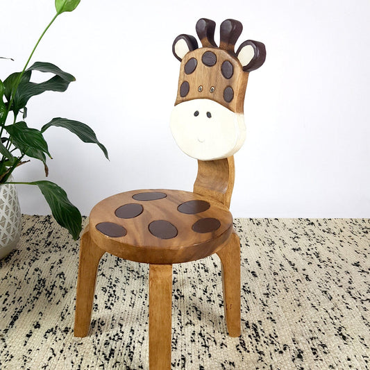 Kids Toy Chest  Baby & Kids > Kid's Furniture > Kid's Tables, Chairs & Seats Kids Wooden Chair Giraffe