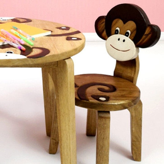 Kids Toy Chest  Baby & Kids > Kid's Furniture > Kid's Tables, Chairs & Seats Kids Wooden Chair Monkey