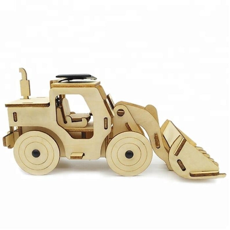 Kids Toy Chest  Baby & Kids > Ride On Cars, Go-karts & Bikes > Ride On Cars Model Bulldozer Tipper truck: Solar or battery powered plywood model-includes Motor or Solar powered options plus paint brush set
