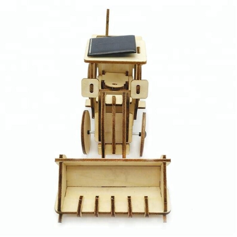 Kids Toy Chest  Baby & Kids > Ride On Cars, Go-karts & Bikes > Ride On Cars Model Bulldozer Tipper truck: Solar or battery powered plywood model-includes Motor or Solar powered options plus paint brush set