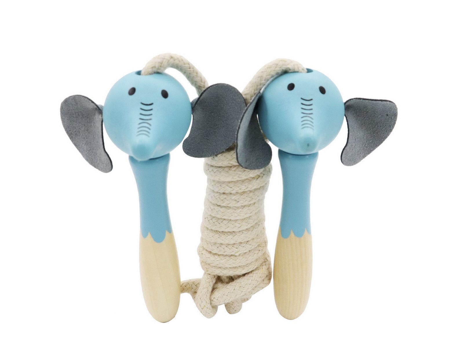 Kids Toy Chest Brand-Calm & Breezy, Toys-Novelty & Fidget, Toys-Outdoor & Water Play WOODEN SKIPPING ROPE JUNGLE ANIMAL SET OF 4