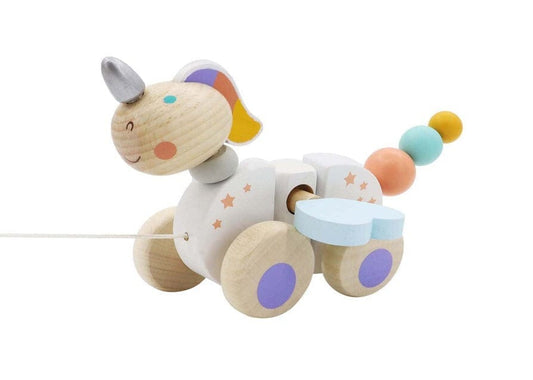 Kids Toy Chest Brand-Calm & Breezy, Toys-Push/Pull Along CALM & BREEZY PULL-ALONG UNICORN