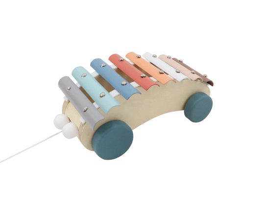 Kids Toy Chest Brand-Calm & Breezy, Toys-Push/Pull Along CALM & BREEZY PULL ALONG XYLOPHONE CAR