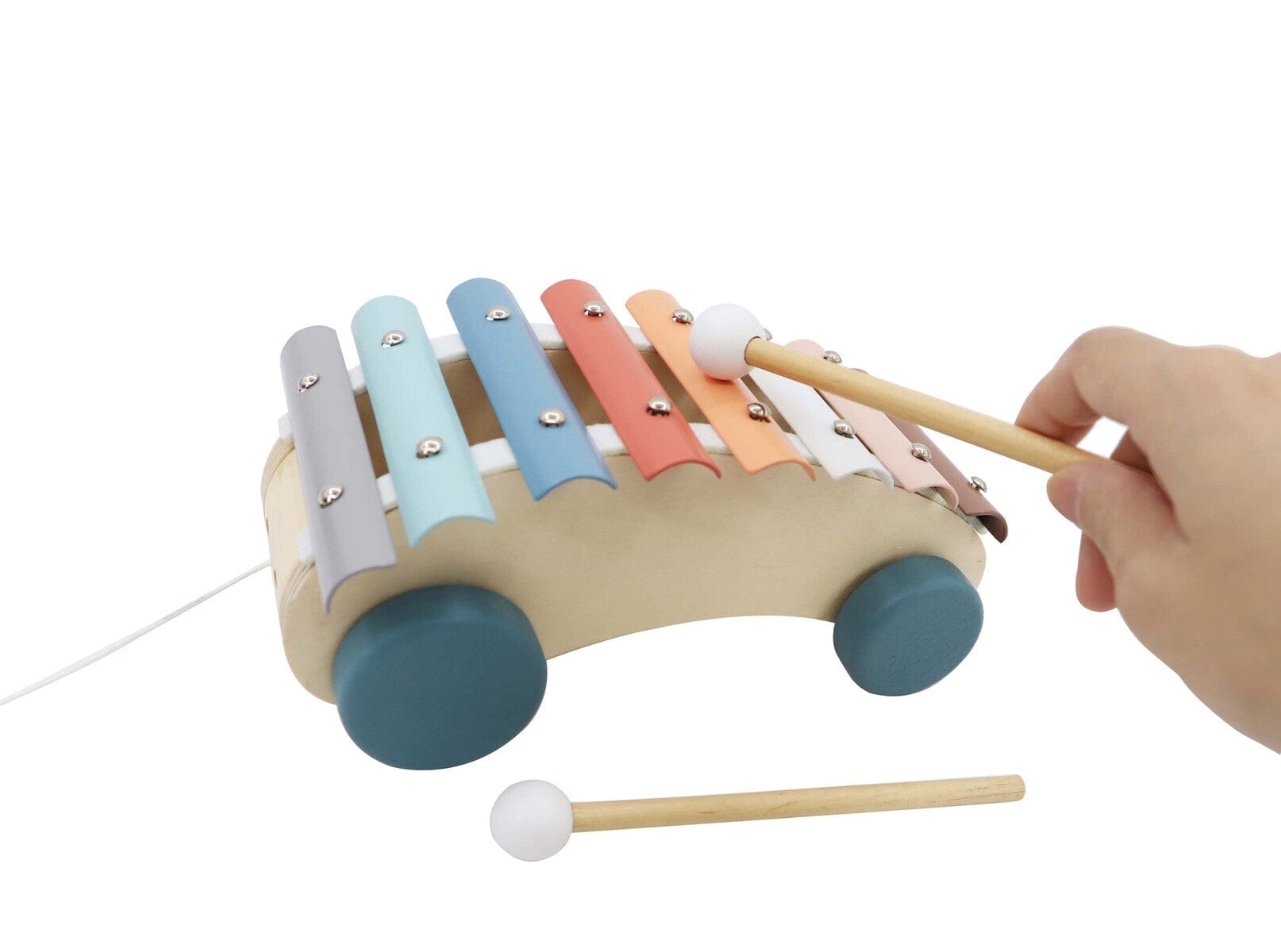 Kids Toy Chest Brand-Calm & Breezy, Toys-Push/Pull Along CALM & BREEZY PULL ALONG XYLOPHONE CAR