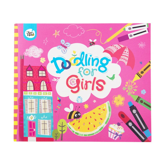 Kids Toy Chest Brand-JarMelo, Craft-Painting & Drawing DOODLING BOOK FOR GIRLS