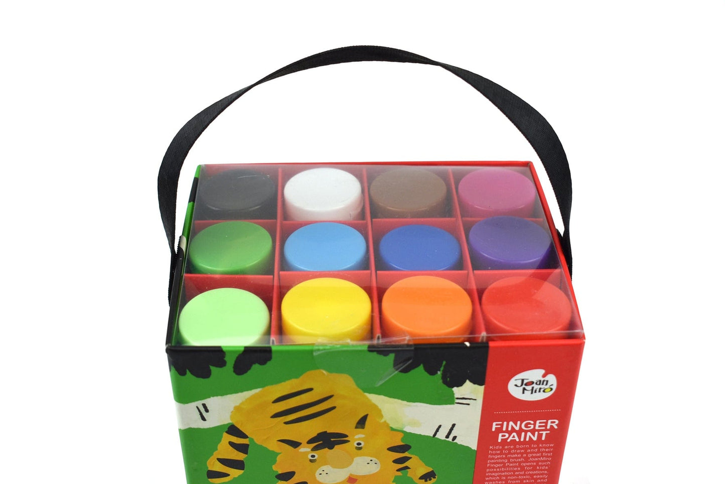 Kids Toy Chest Brand-JarMelo, Craft-Painting & Drawing FINGER PAINT - 12 COLOURS CRAFT KIT