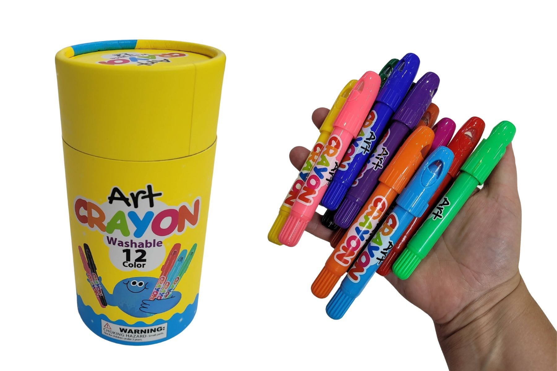 Kids Toy Chest Brand-JarMelo, Craft-Painting & Drawing SILKY CRAYON ART -12 COLOURS