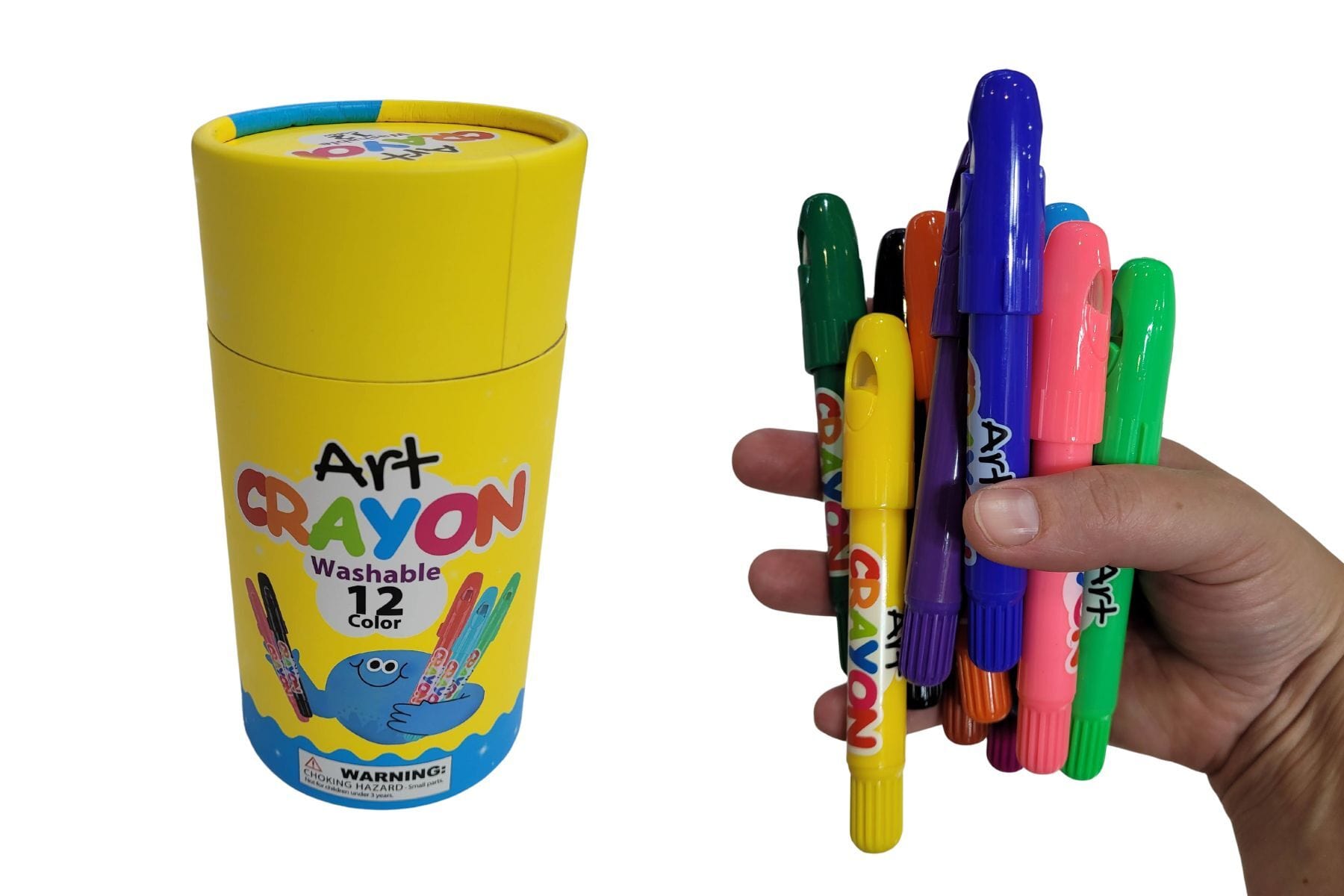 Kids Toy Chest Brand-JarMelo, Craft-Painting & Drawing SILKY CRAYON ART -12 COLOURS