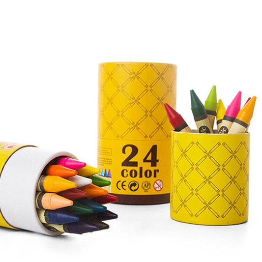 Kids Toy Chest Brand-JarMelo, Craft-Painting & Drawing WASHABLE CRAYONS -24 COLOURS