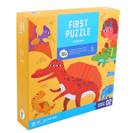 Kids Toy Chest Brand-JarMelo, Games-Jigsaw Puzzles FIRST PUZZLE - DINOSAUR JIGSAW PUZZLE