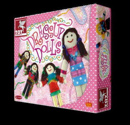 Kids Toy Chest Brand-Kaper Kidz, Craft-Craft Kits DRESS UP DOLLS CRAFT KIT