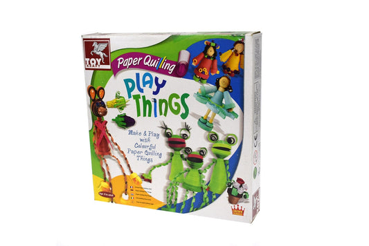 Kids Toy Chest Brand-Kaper Kidz, Craft-Craft Kits PAPER QUILLING PLAY THINGS CRAFT KIT