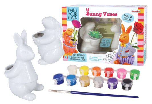 Kids Toy Chest Brand-Kaper Kidz, Craft-Craft Kits PYO BUNNY VASES CRAFT KIT