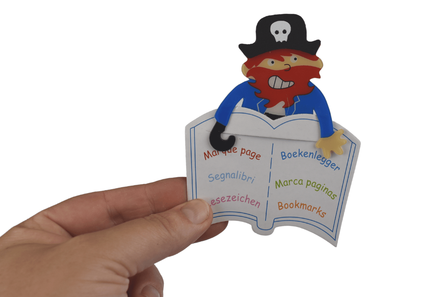 Kids Toy Chest Brand-Kaper Kidz, Craft-Stationery PIRATE BOOKMARKS SET OF 6