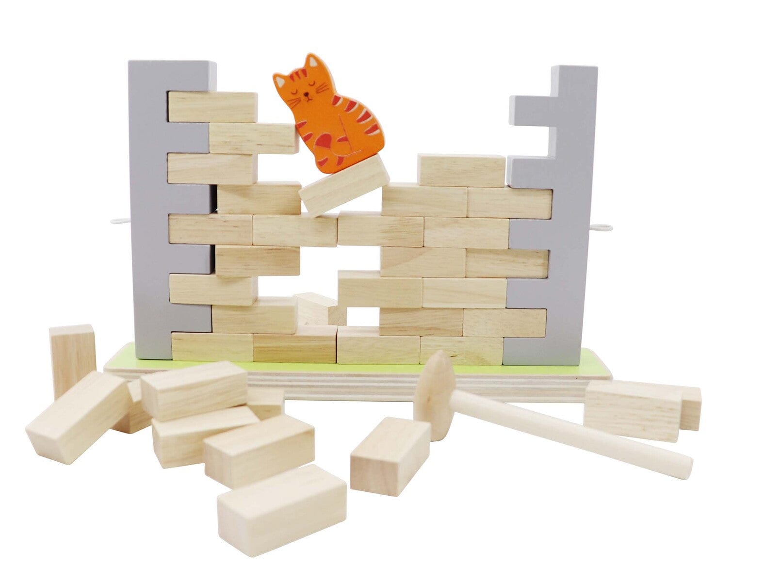 Kids Toy Chest Brand-Kaper Kidz, Games-Family Games BLOCKS WOODEN JENGA WALL BOARD GAME