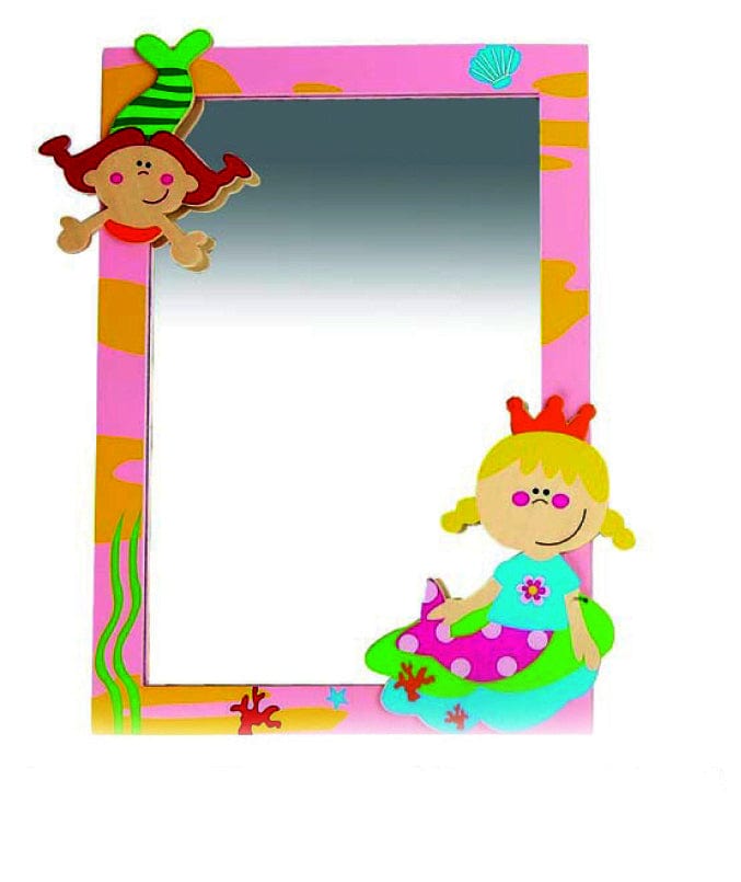 Kids Toy Chest Brand-Kaper Kidz, Gift-Bedroom Decor MERMAID MIRROR