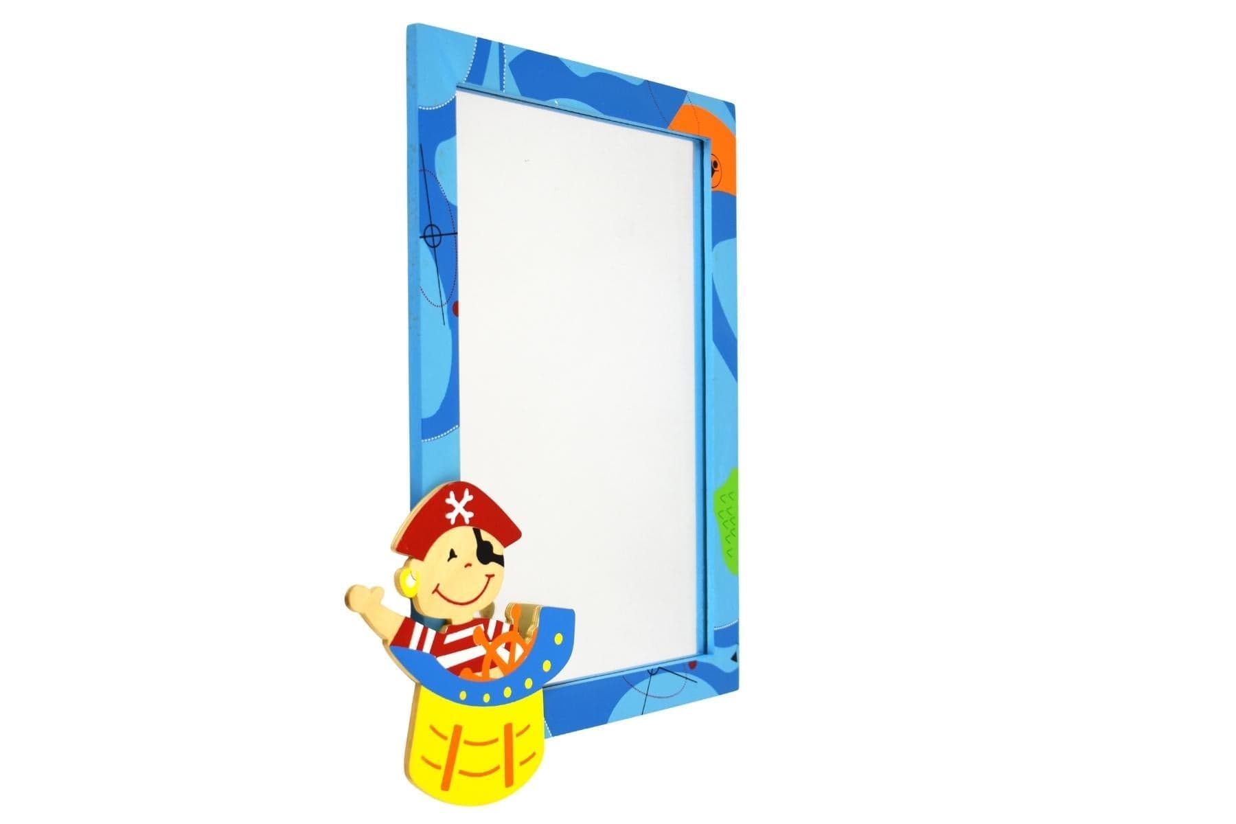 Kids Toy Chest Brand-Kaper Kidz, Gift-Bedroom Decor PIRATE MIRROR