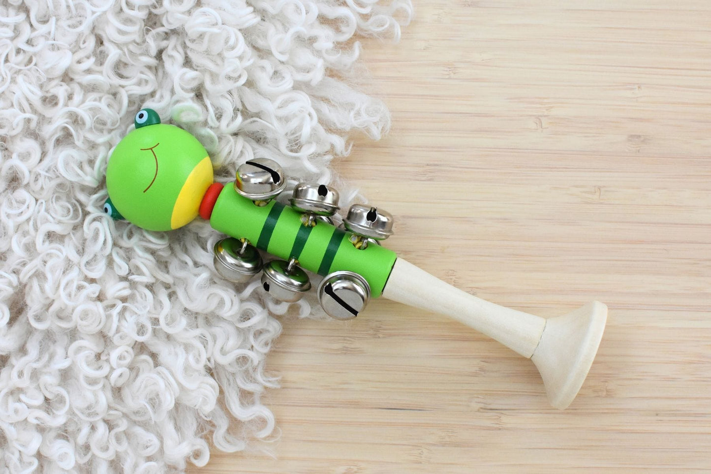 Kids Toy Chest Brand-Kaper Kidz, Toys-Musical Toys ANIMAL BELL STICK WITH BASE SET OF 4