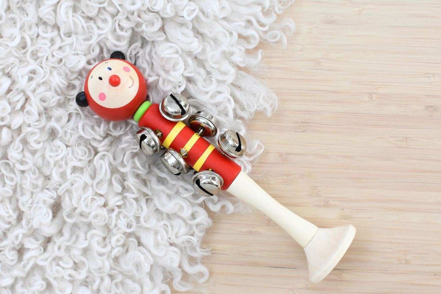 Kids Toy Chest Brand-Kaper Kidz, Toys-Musical Toys ANIMAL BELL STICK WITH BASE SET OF 4