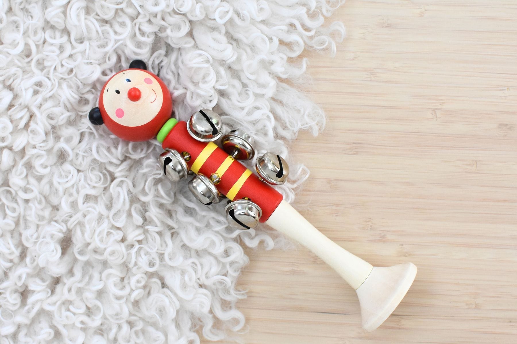 Kids Toy Chest Brand-Kaper Kidz, Toys-Musical Toys ANIMAL BELL STICK WITH BASE SET OF 4