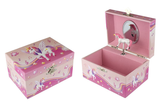 Kids Toy Chest Brand-Kaper Kidz, Toys-Musical Toys, Gift-Bedroom Decor NUTMEG UNICORN KEEPSAKE MUSIC BOX