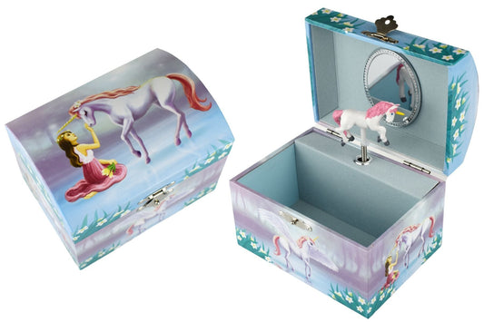 Kids Toy Chest Brand-Kaper Kidz, Toys-Musical Toys, Gift-Bedroom Decor SUGARPLUM UNICORN DOME MUSIC BOX