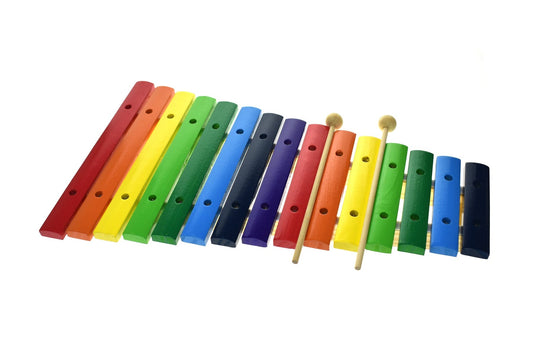 Kids Toy Chest Brand-Kaper Kidz, Toys-Musical Toys XYLOPHONE RAINBOW COLOURS LARGE