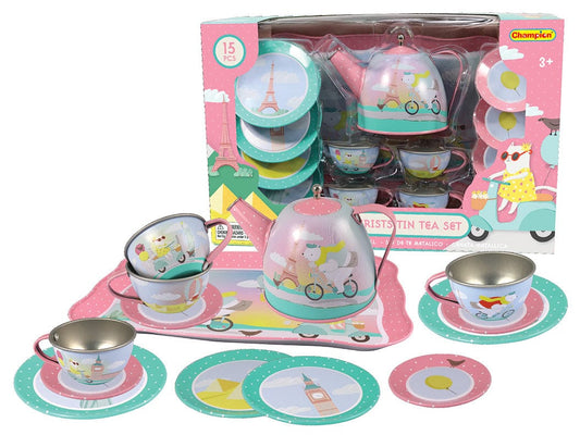 Kids Toy Chest Brand-Kaper Kidz, Toys-Pretend Play, Toys-Cooking & Dining ANIMAL TEA SET