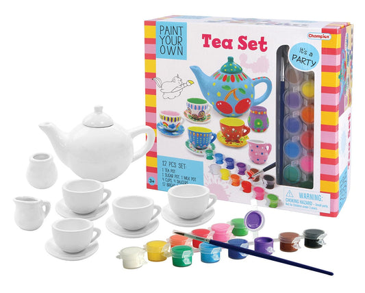 Kids Toy Chest Brand-Kaper Kidz, Toys-Pretend Play, Toys-Cooking & Dining PYO TEA SET CRAFT KIT