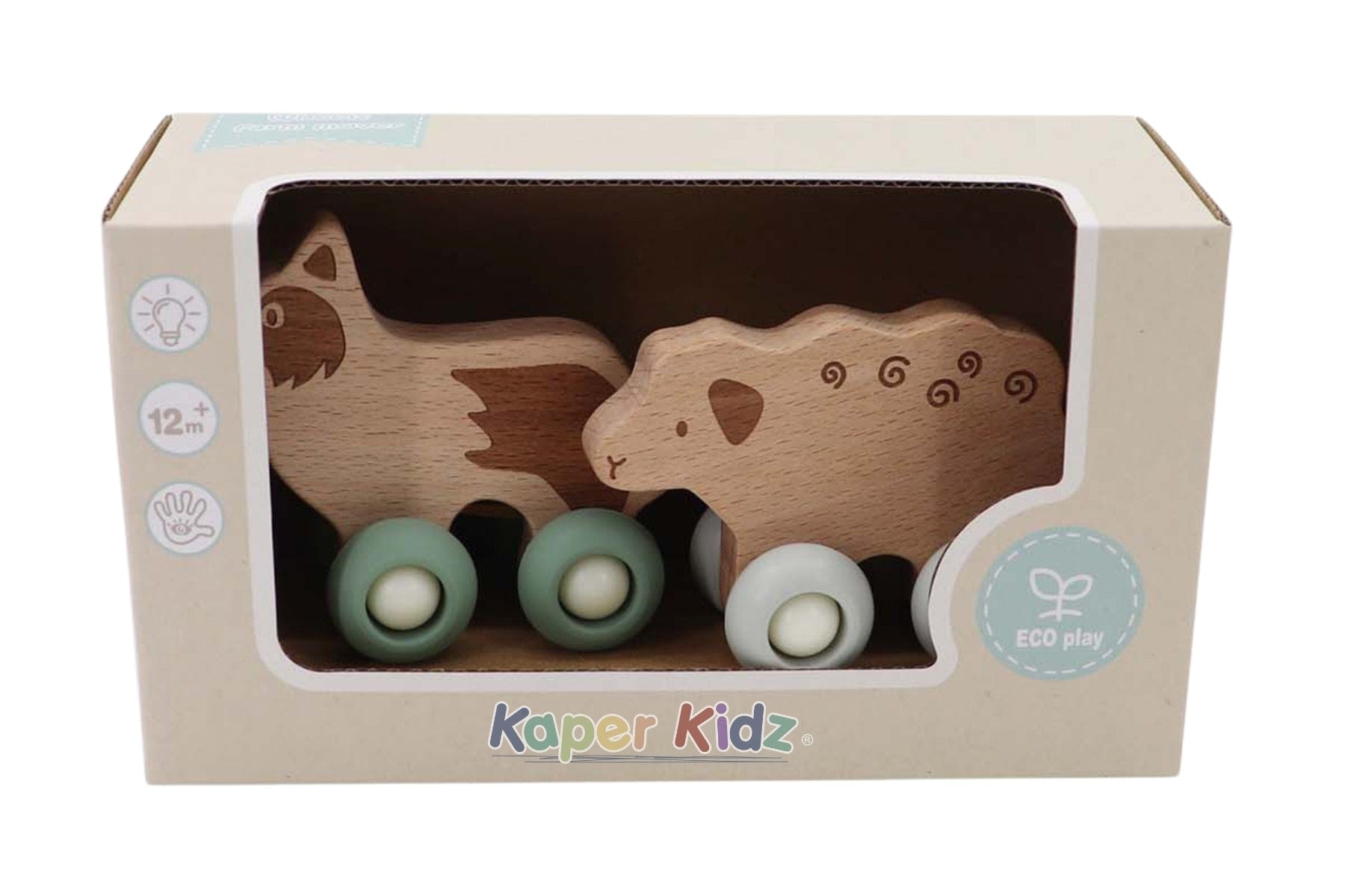 Kids Toy Chest Brand-Kaper Kidz, Toys-Vehicles ECOWHEELS FARM MOVERS SHEEP & DOG