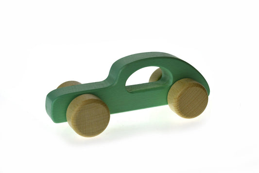 Kids Toy Chest Brand-Kaper Kidz, Toys-Vehicles, Gift-Baby Shower CALM & BREEZY WOODEN CAR GREEN