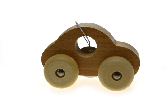 Kids Toy Chest Brand-Kaper Kidz, Toys-Vehicles, Gift-Baby Shower SIMPLE WOODEN TOY CAR - NATURAL