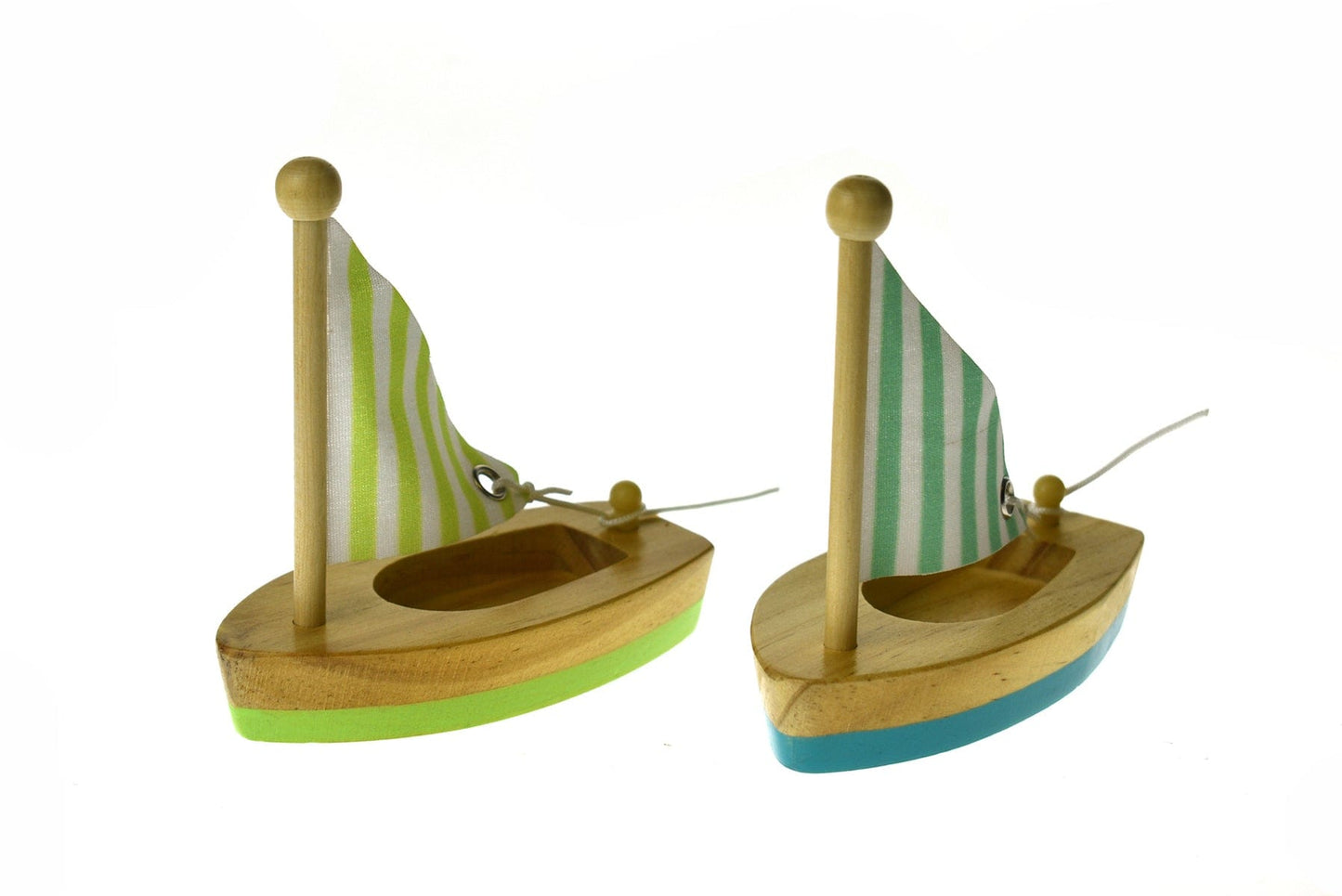 Kids Toy Chest Brand-Kaper Kidz, Toys-Vehicles, Toys-Outdoor & Water Play CALM & BREEZY WOODEN SMALL SAILBOAT SET OF 4