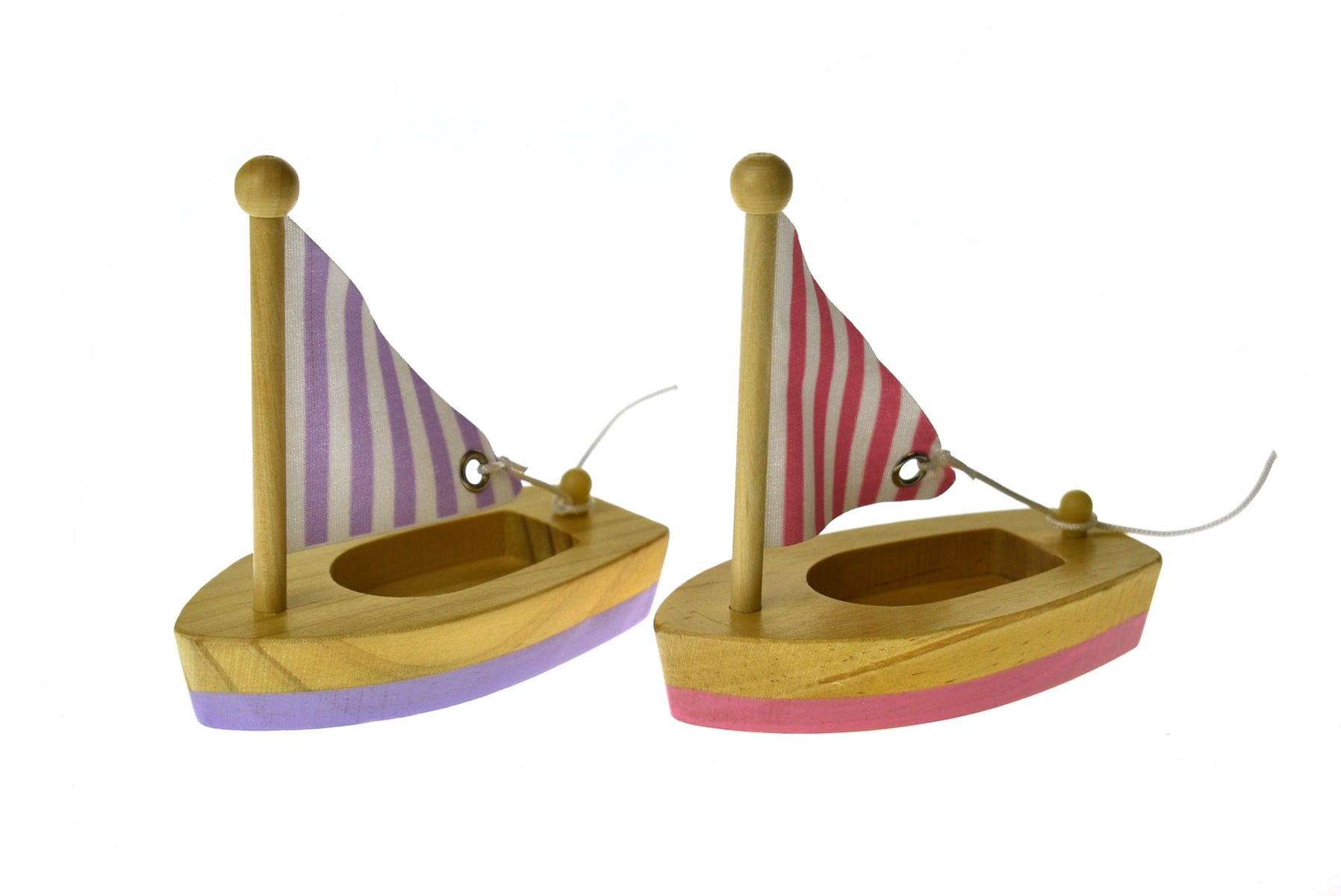 Kids Toy Chest Brand-Kaper Kidz, Toys-Vehicles, Toys-Outdoor & Water Play CALM & BREEZY WOODEN SMALL SAILBOAT SET OF 4