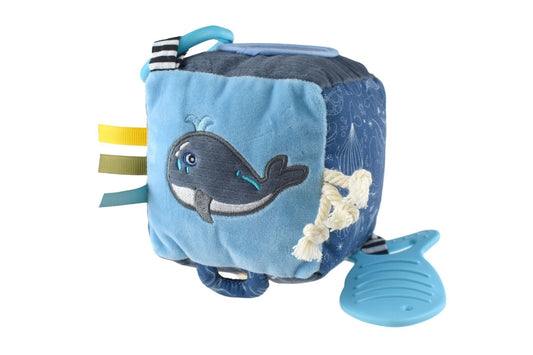 Kids Toy Chest Brand-Koala Dream, Gift-Baby Shower, Gift-Plush SNUGGLE BUDDY SPLASHY WHALE DISCOVERY CUBE